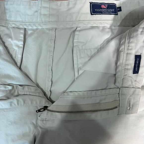 Vineyard Vines by Shep & Ian Chino Club Shorts Men Size 34 Preppy 8.5” Inseam - Picture 5 of 12